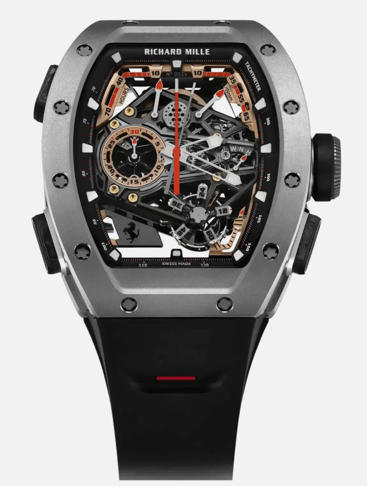 Richard Mille RM 43-01 Ferrari Manual Winding Tourbillon Split-Seconds Chronograph