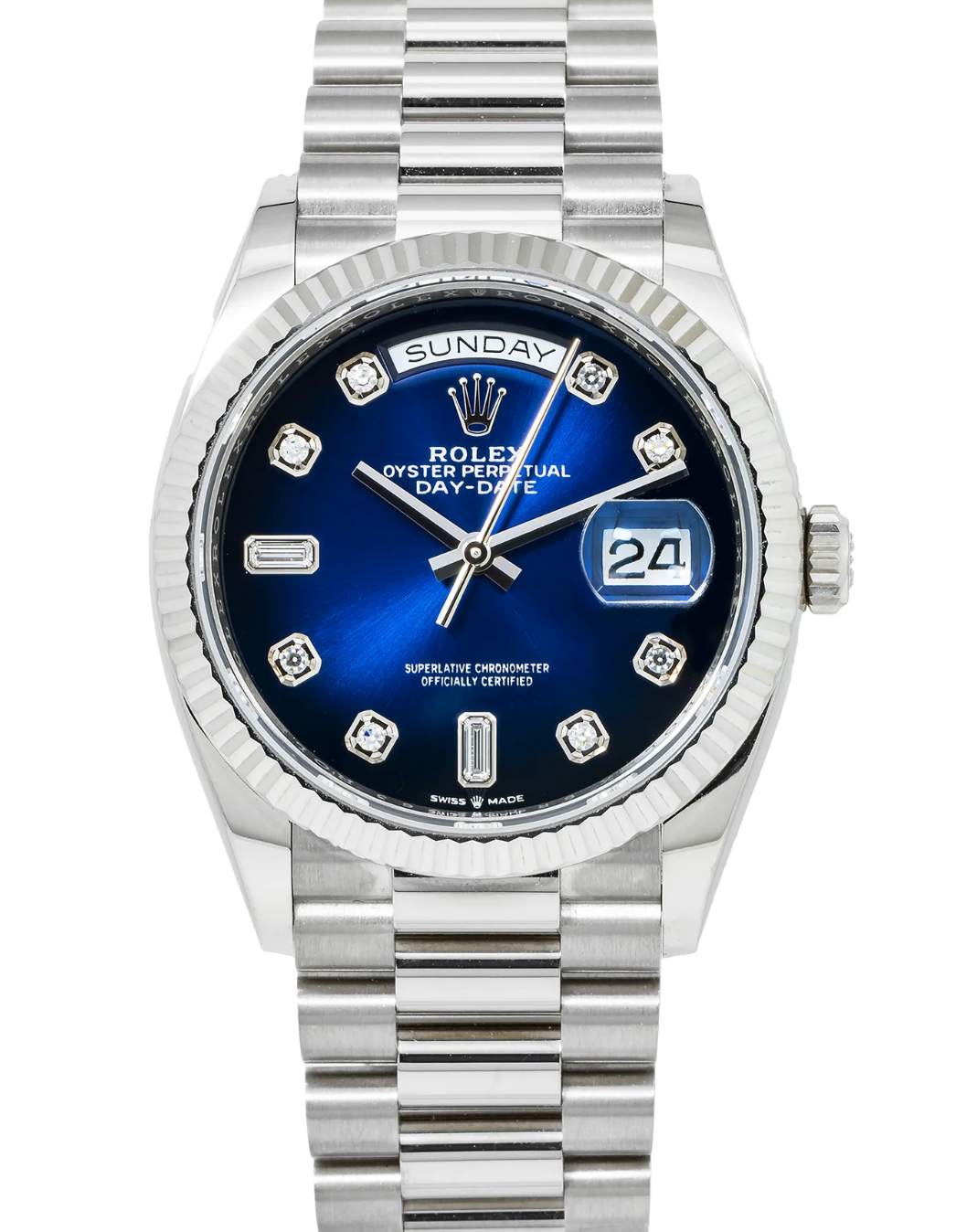 Rolex Day-Date Oyster, 36 mm, white gold 128239