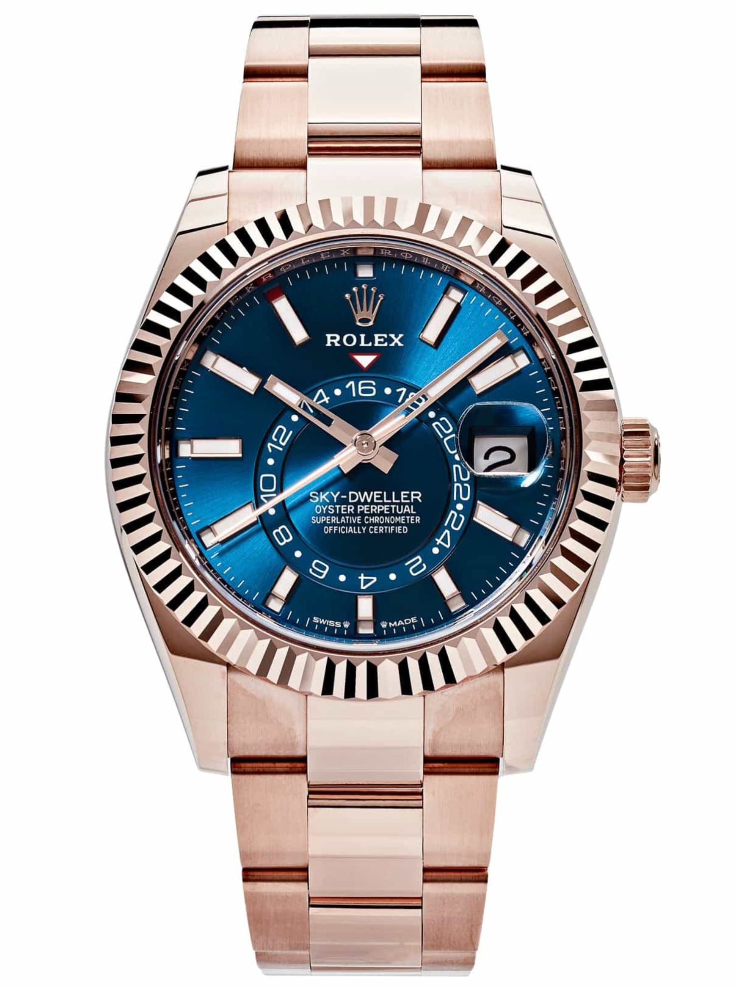 Rolex Sky-Dweller Oyster, 42 mm, Everose gold 336935