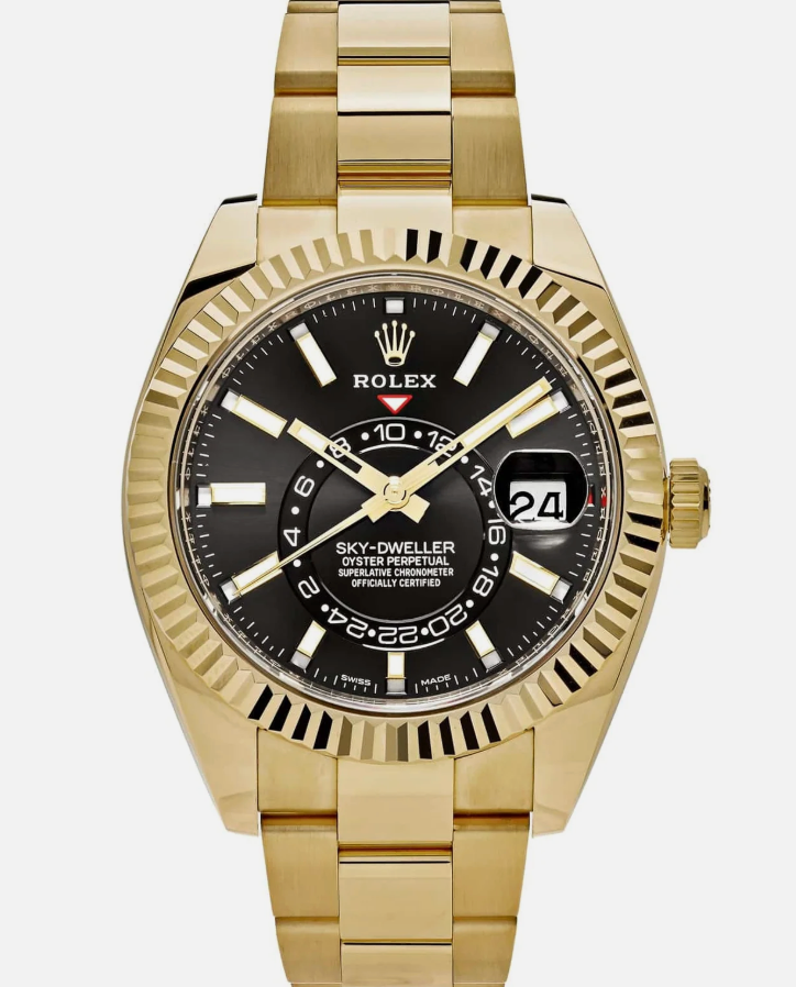 Rolex Sky-Dweller Oyster, 42 mm, yellow gold 336938
