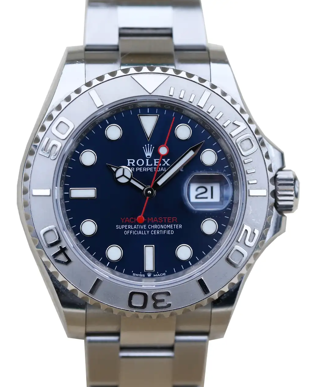 Rolex Yacht-Master Oyster, 40 mm, Oystersteel and platinum 126622