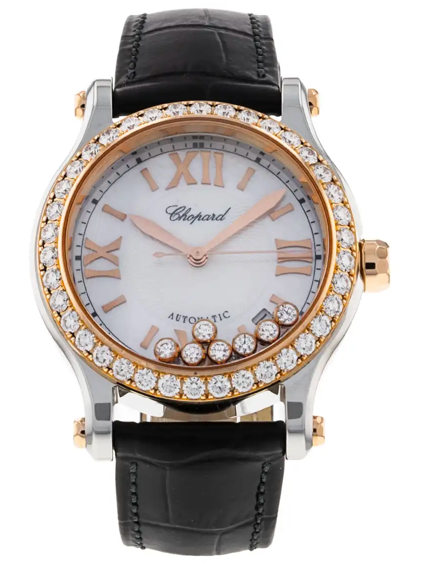 Chopard Happy Sport 36mm Diamond Bezel 278559-6006