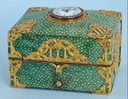 Chinese Market Shagreen Box with Watch
