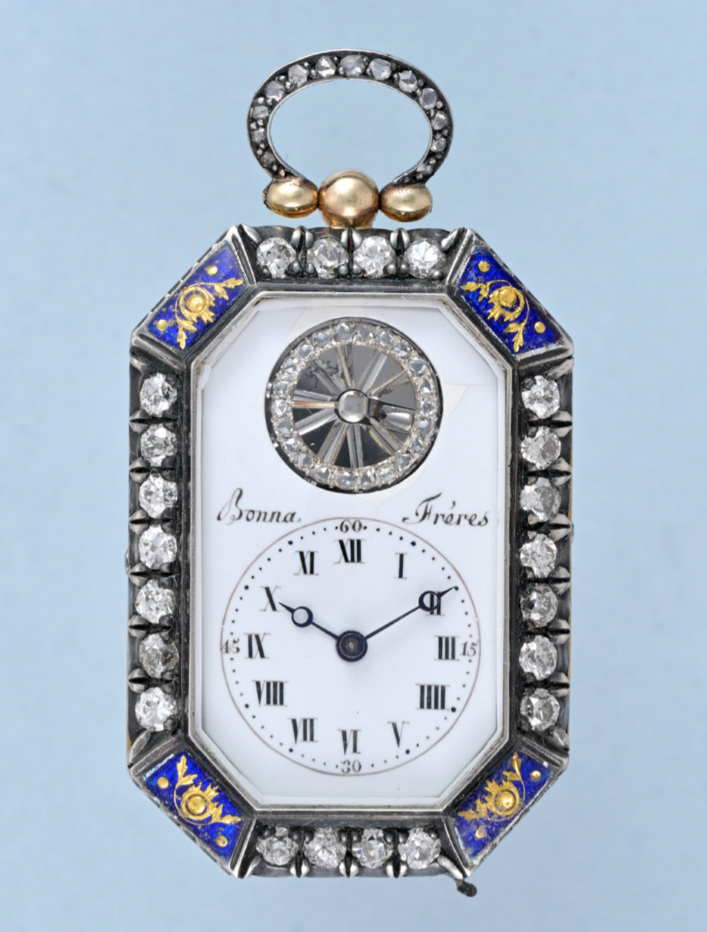 Rare Miniature Quarter Repeating Pendant Watch
