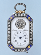 Rare Miniature Quarter Repeating Pendant Watch