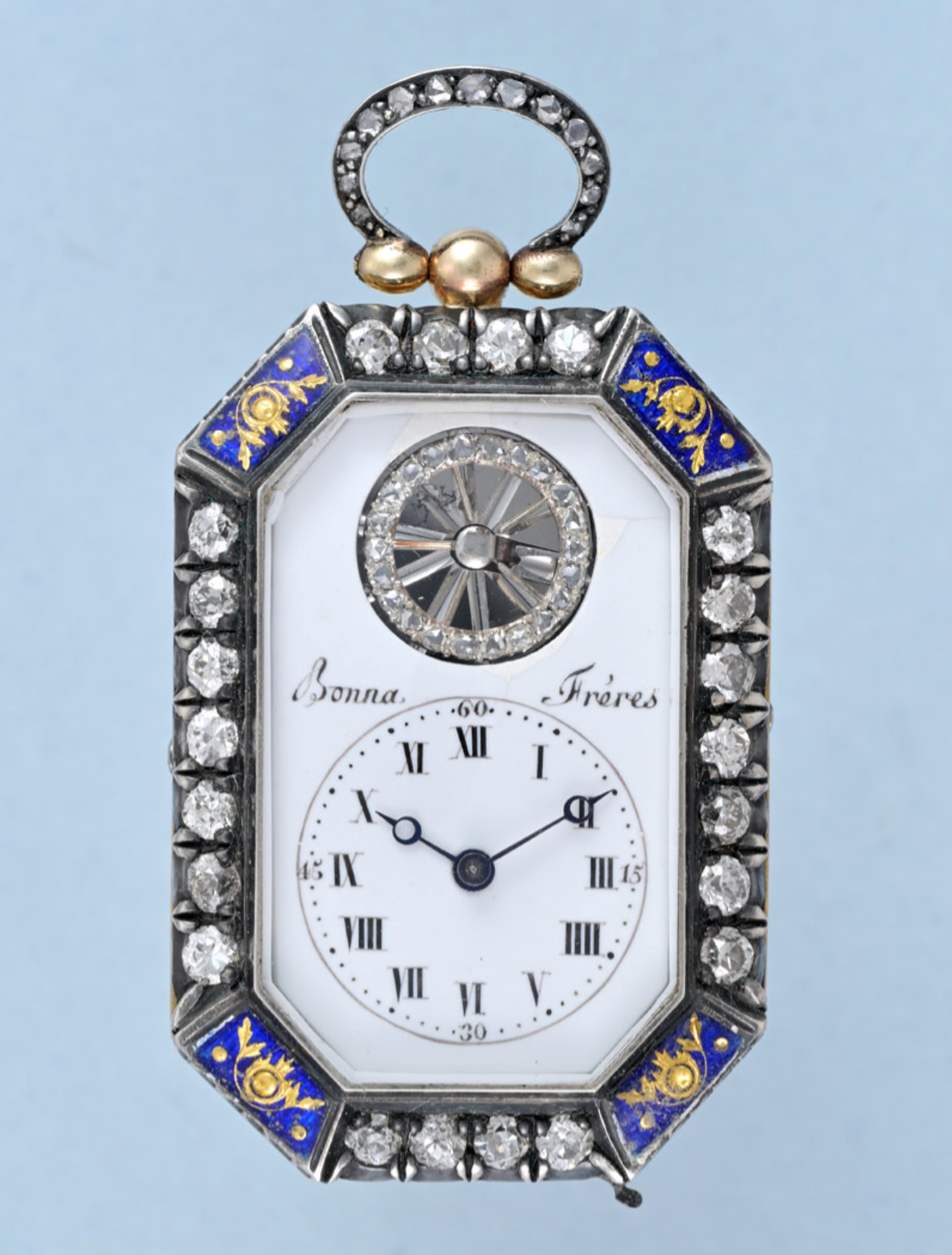 Rare Miniature Quarter Repeating Pendant Watch