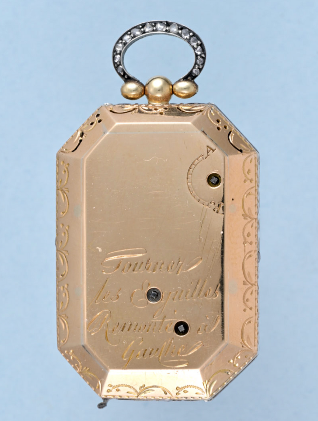 Rare Miniature Quarter Repeating Pendant Watch