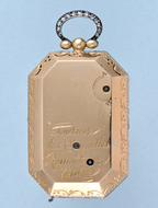 Rare Miniature Quarter Repeating Pendant Watch