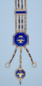 Exceptionally Rare Virgule Chatelaine Watch