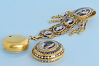 Irish Gold and Enamel Chatelaine Watch