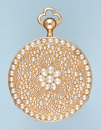 Rare Pearl Encrusted Gold Repeater