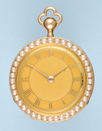 Rare Pearl Encrusted Gold Repeater