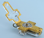 Early Rock Crystal Crucifix Watch