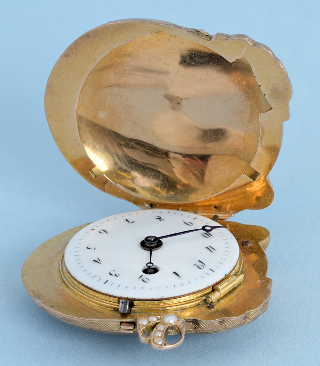 Gold and Enamel Watch in the Form of a Lamb