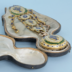 Gold and Enamel Chatelaine Watch