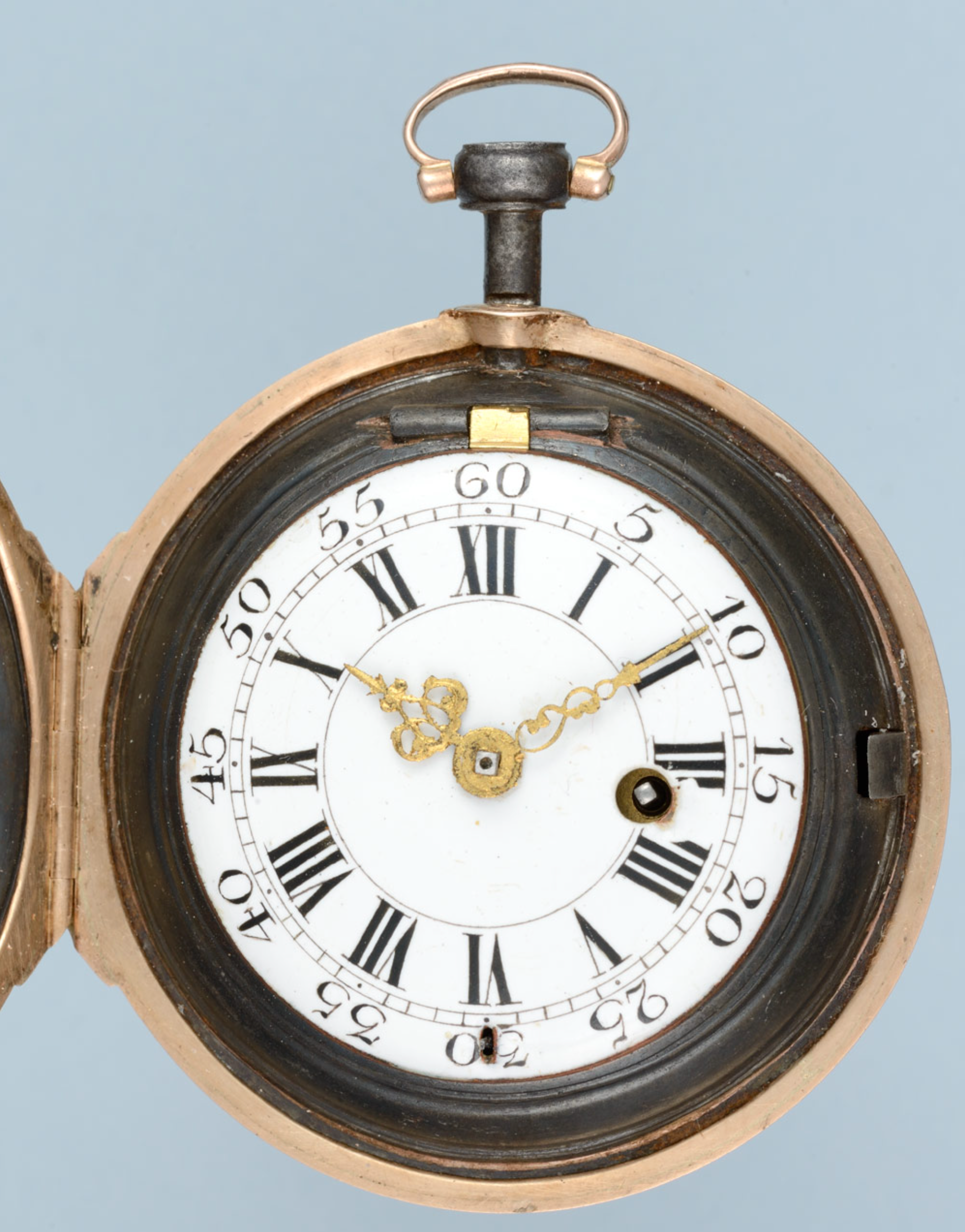 Rare Gold Decorated Watch and Chatelaine