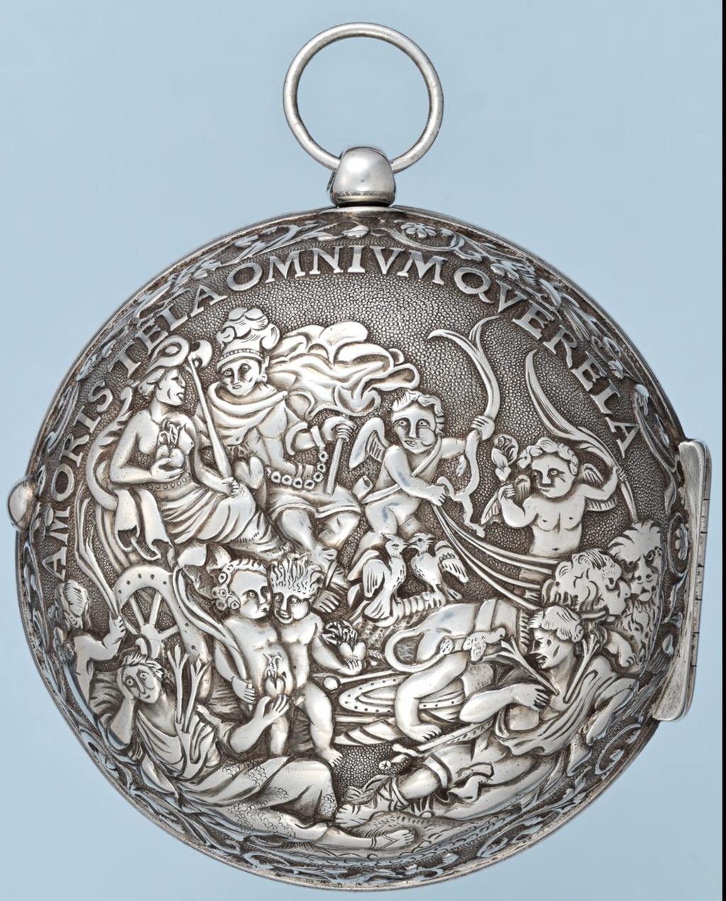 Rare Silver Champleve Differential Dial Verge