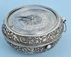 Rare Silver Champleve Differential Dial Verge