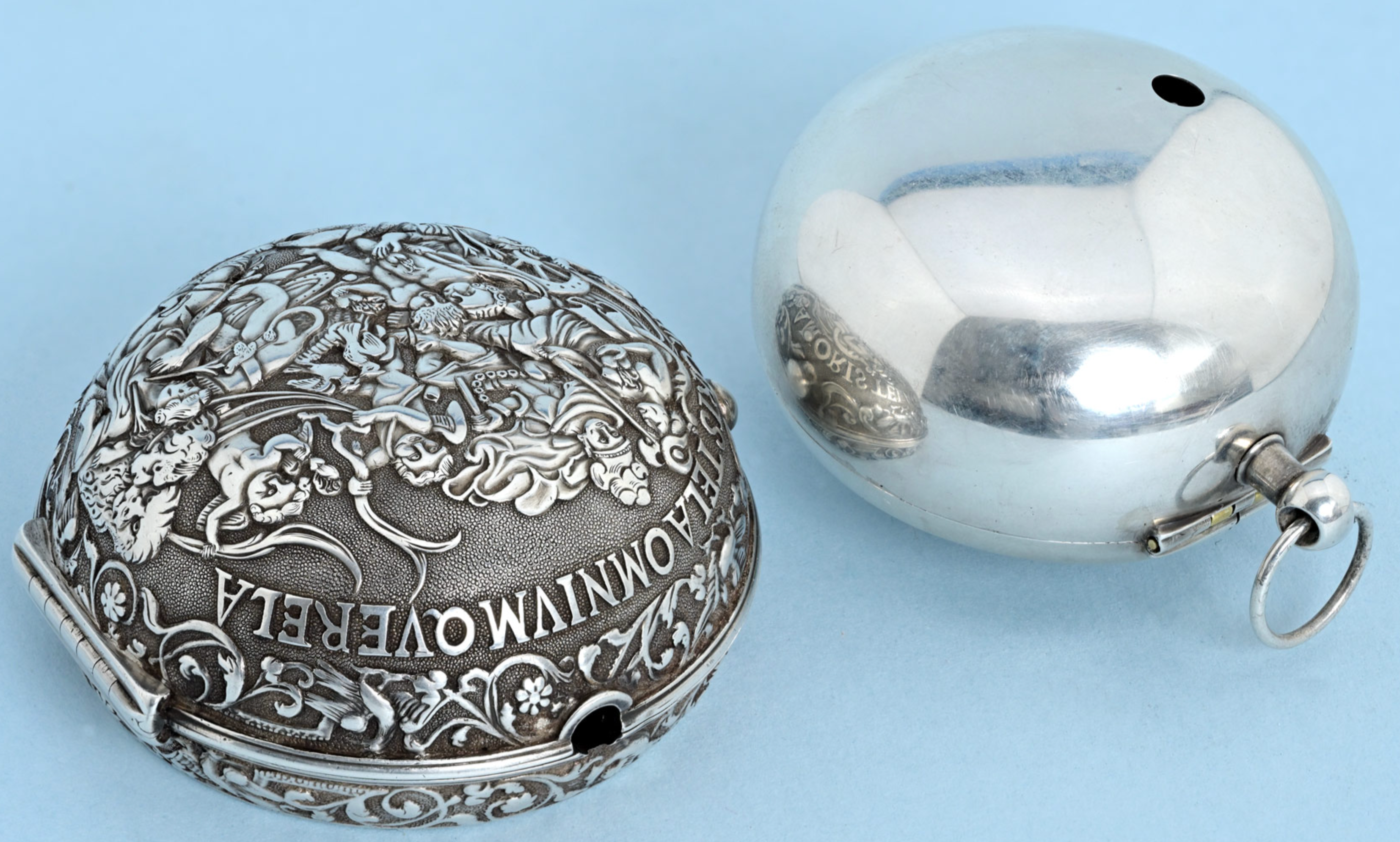 Rare Silver Champleve Differential Dial Verge