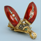 Gold and Enamel Beetle Form Watch