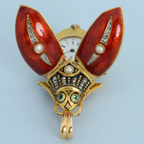 Gold and Enamel Beetle Form Watch