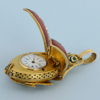 Gold and Enamel Beetle Form Watch