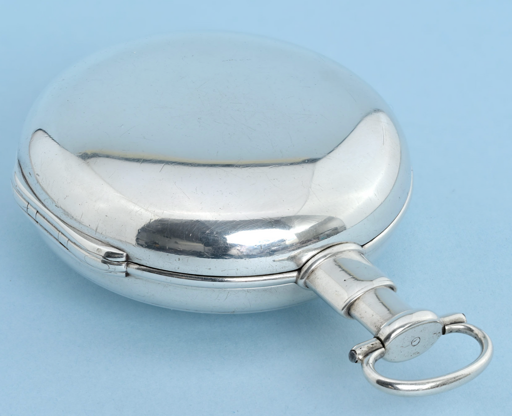Large Silver English Pocket Chronometer