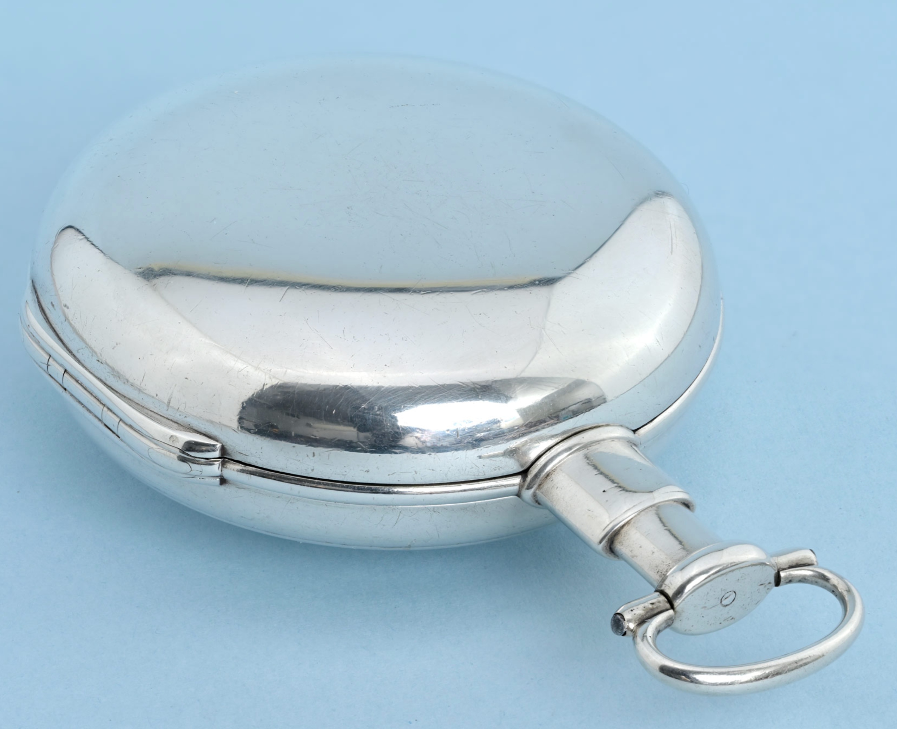 Large Silver English Pocket Chronometer