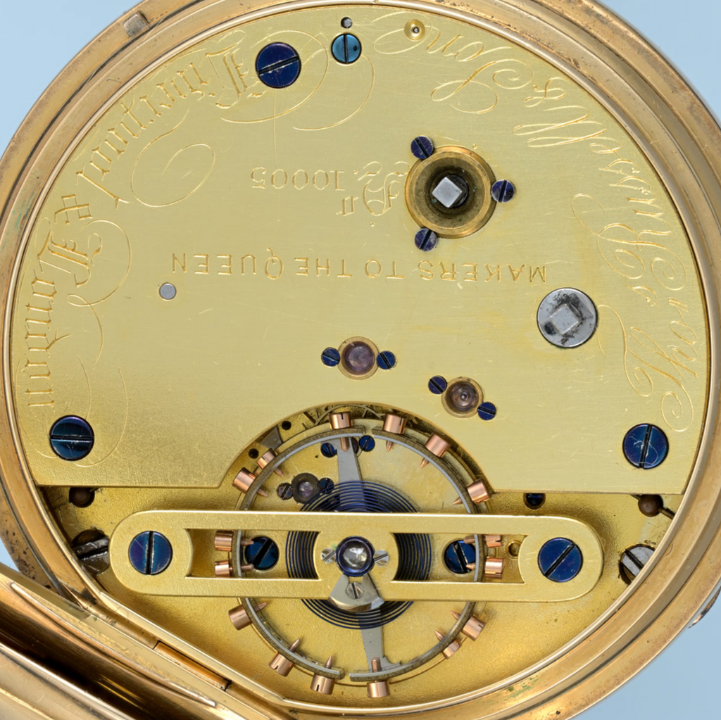 Gold Keyless Reverse Fusee by Kullberg