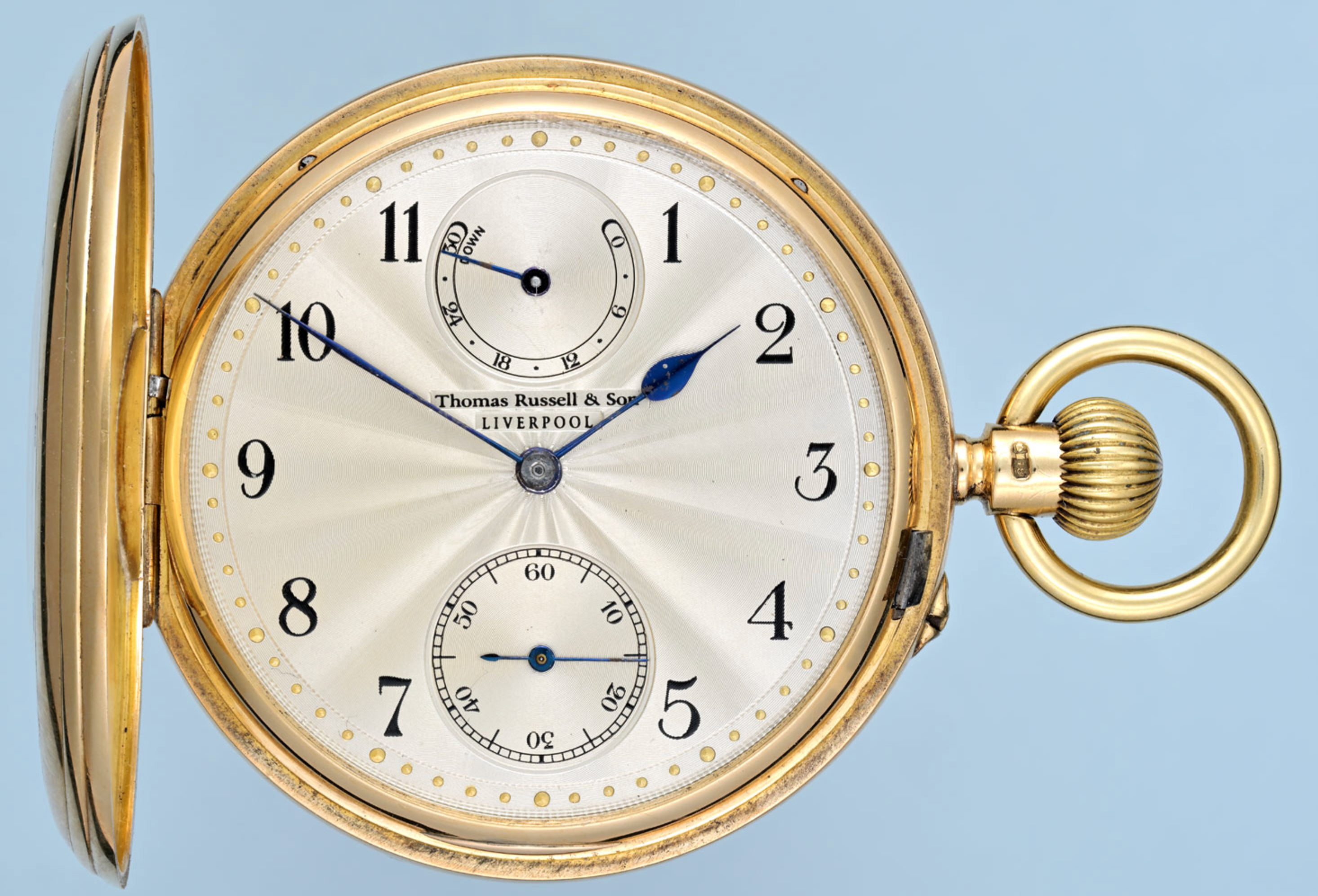 Unusual Half Hunter with up/down Dial