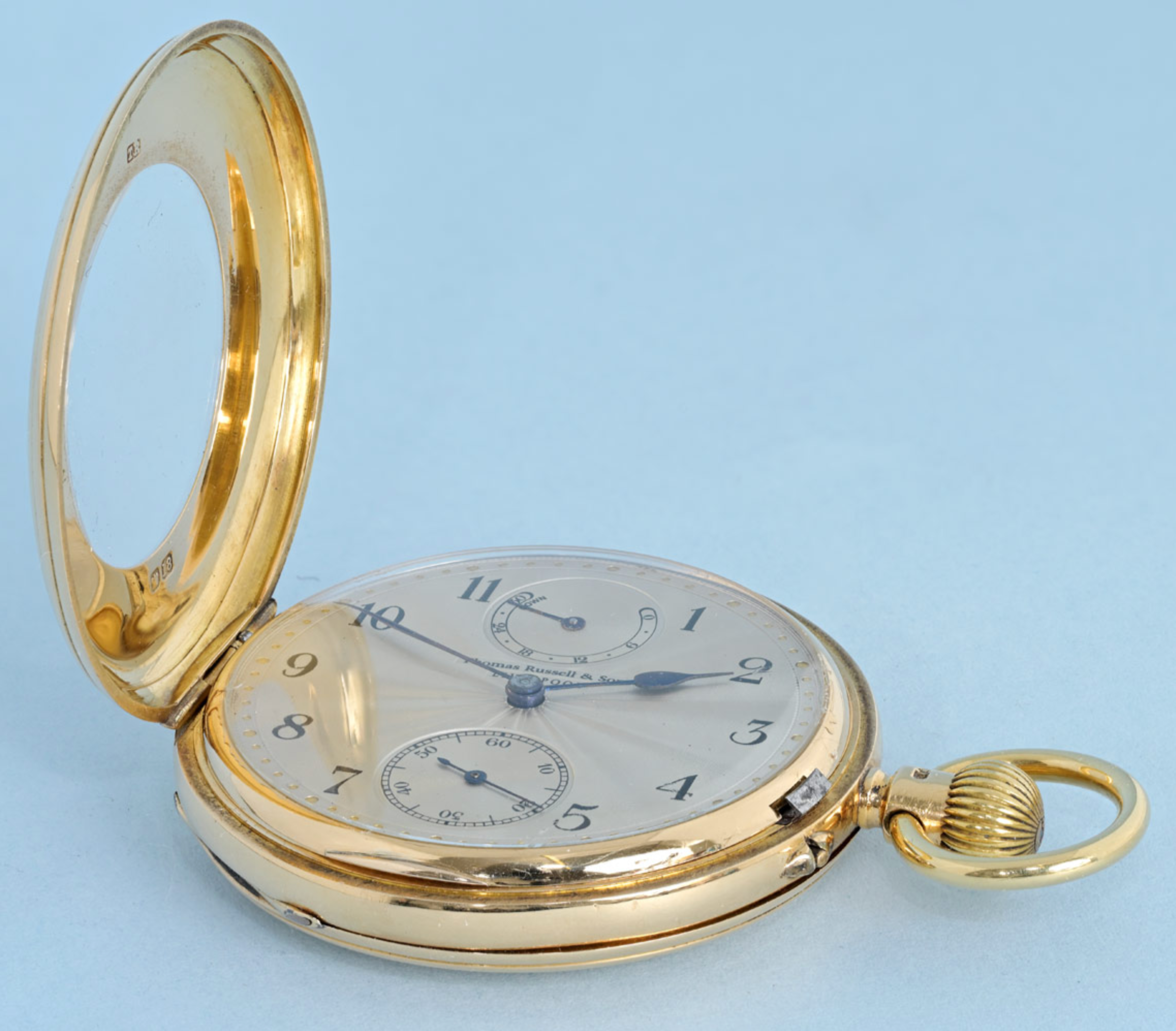 Unusual Half Hunter with up/down Dial