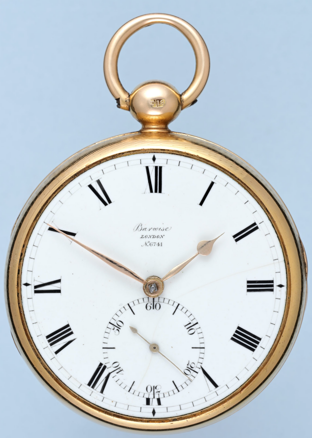 Gold Pocket Chronometer by Barwise