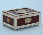 Enamelled Singing Bird Box and Watch