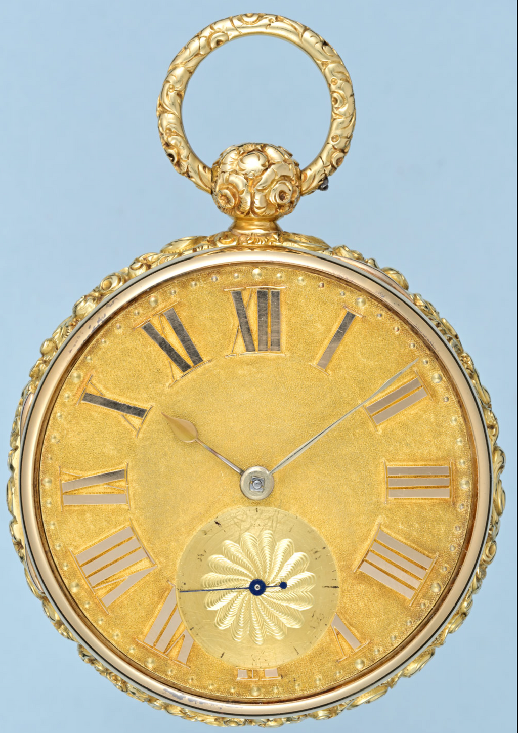Gold English Full Plate Chronometer