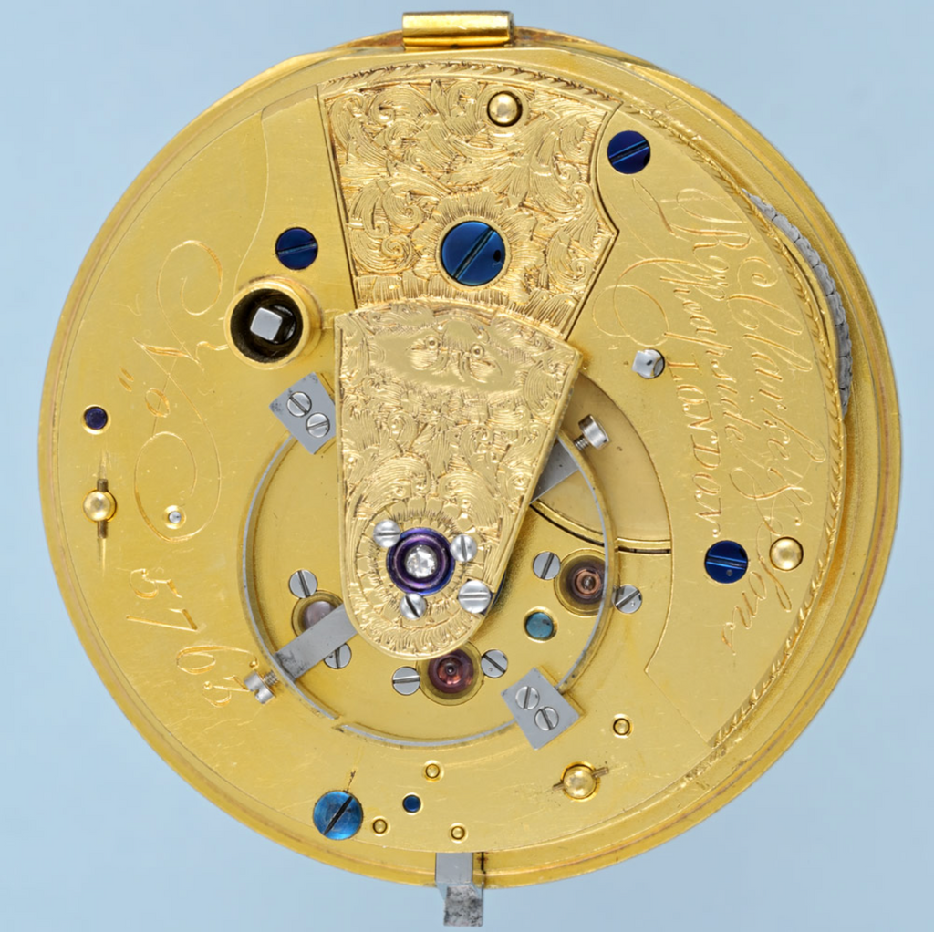 Gold English Full Plate Chronometer