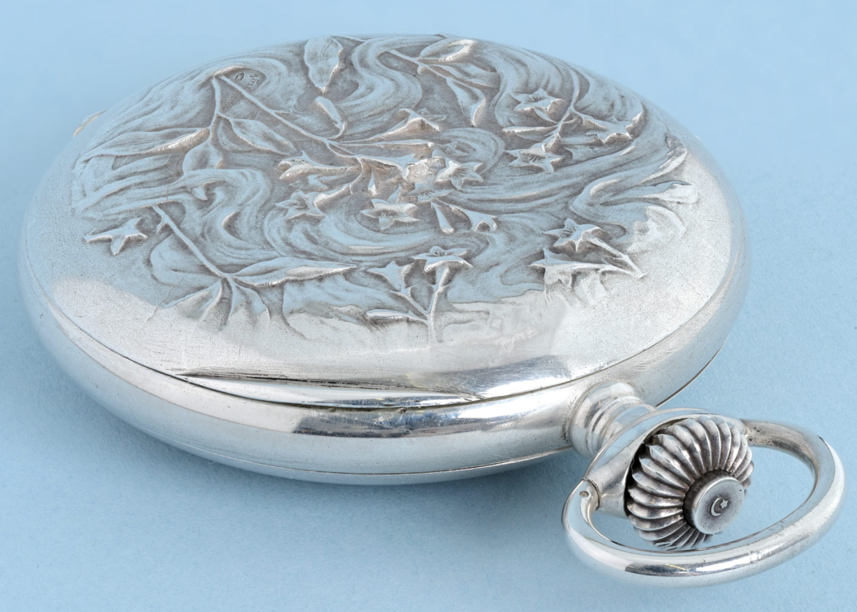 Silver Hunting Cased Erotic Automaton