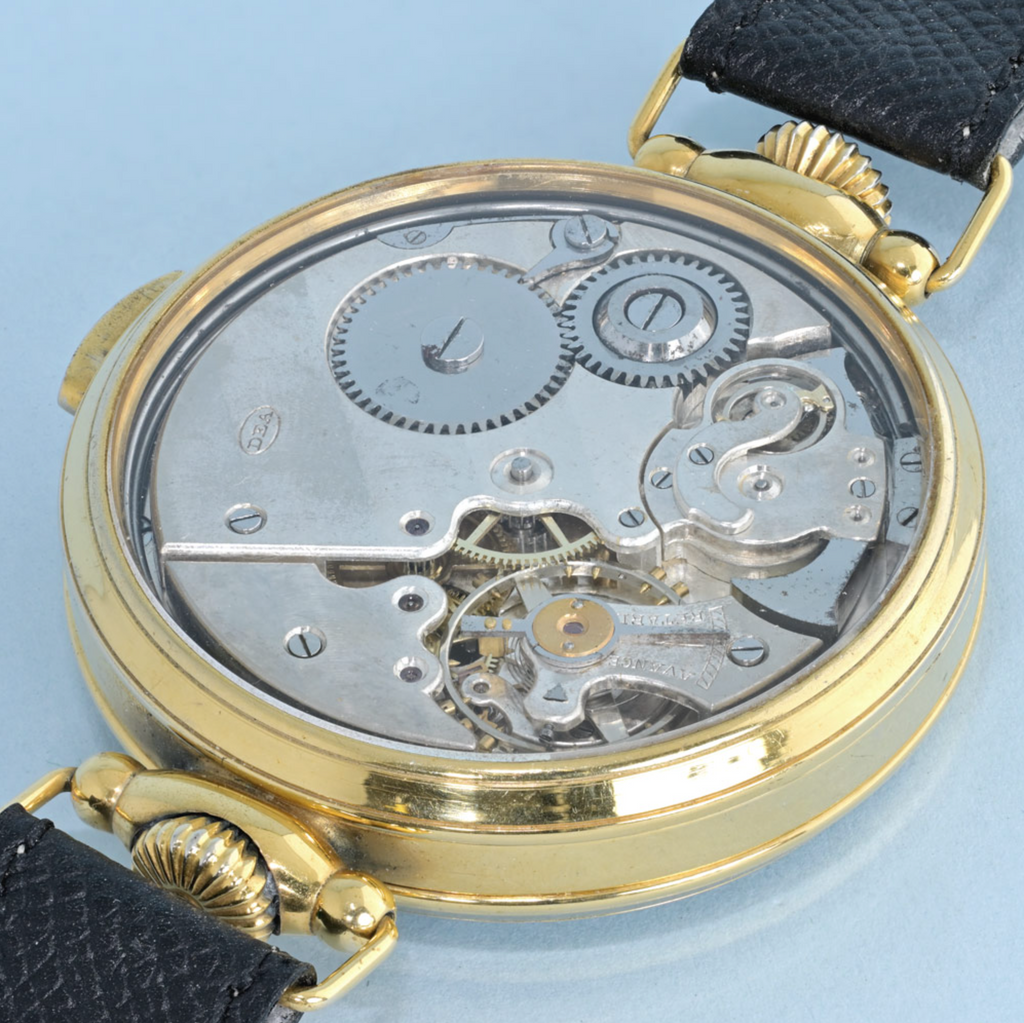 Large Gold Minute Repeating Wristwatch