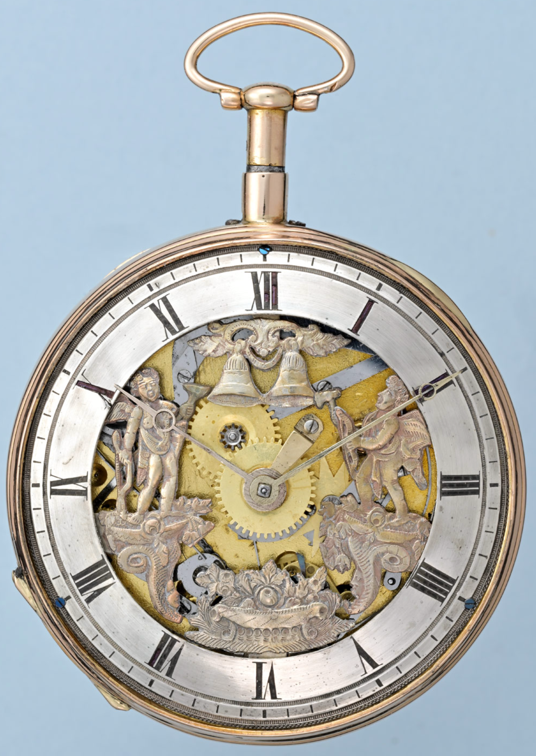 Gold Quarter Repeating Swiss Automaton