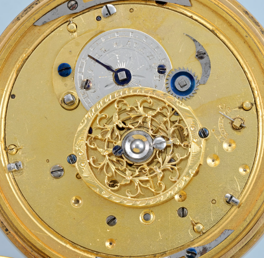 Gold Quarter Repeating Swiss Automaton