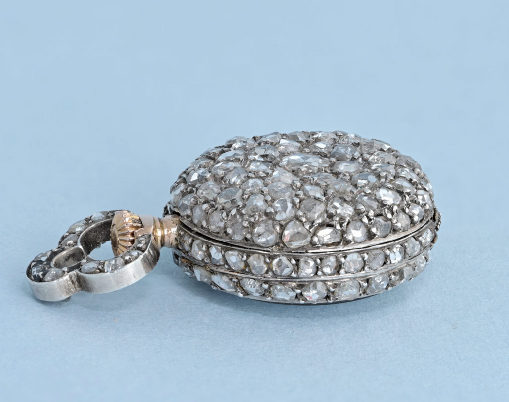 Small Diamond Set Pendant Watch