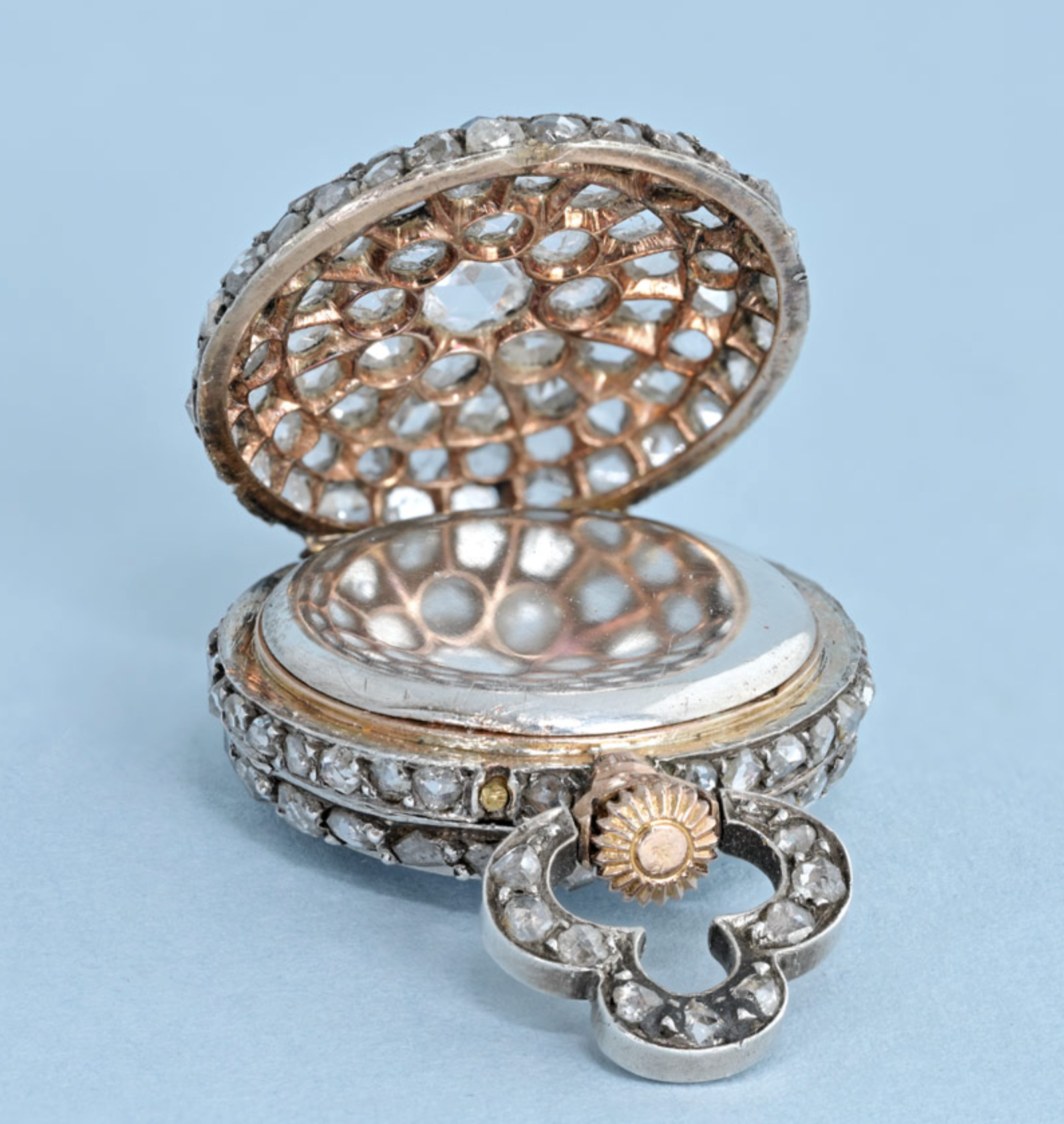 Small Diamond Set Pendant Watch