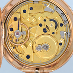 Decorative Gold Quarter Repeater with Offset Dial