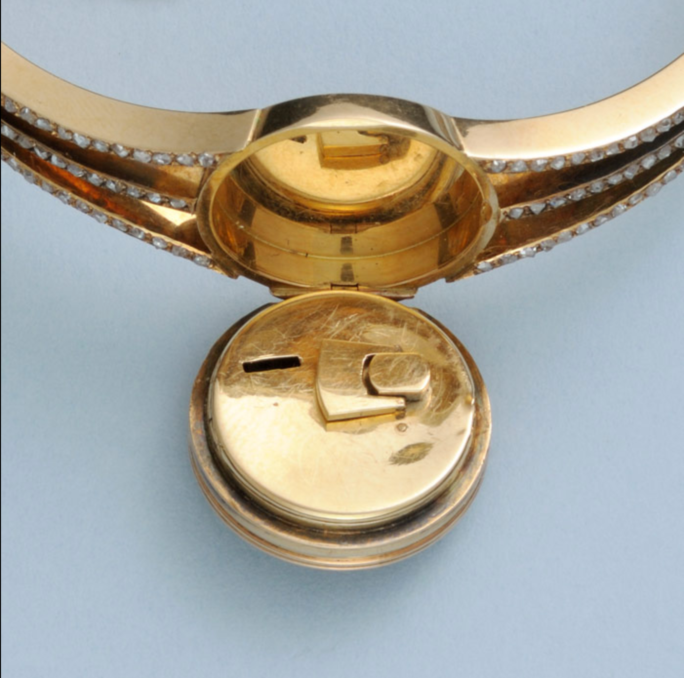 Diamond Set Gold Bracelet Watch