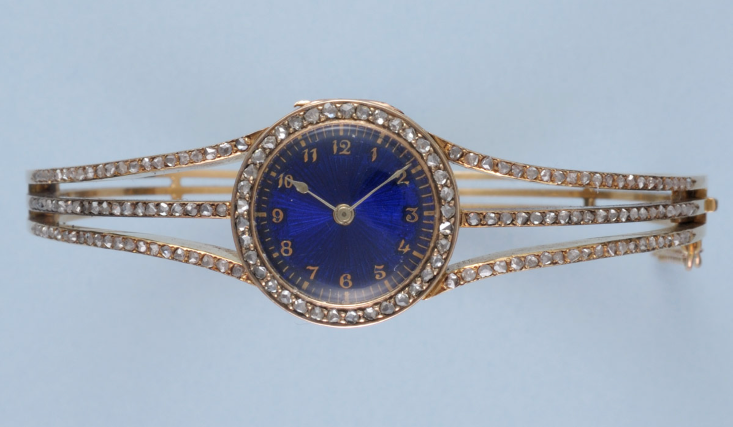 Diamond Set Gold Bracelet Watch