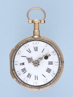 Decorative Gold French Repeating Pocket Watch