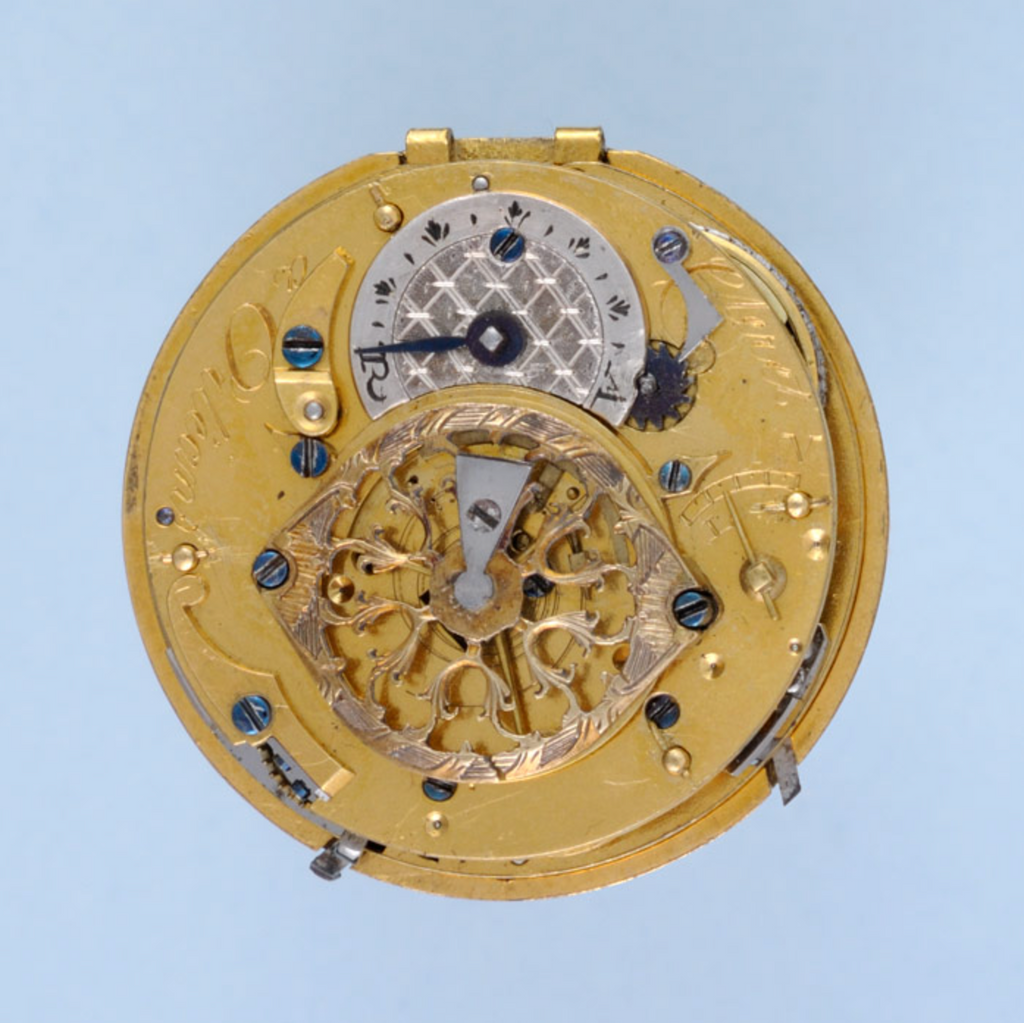 Decorative Gold French Repeating Pocket Watch