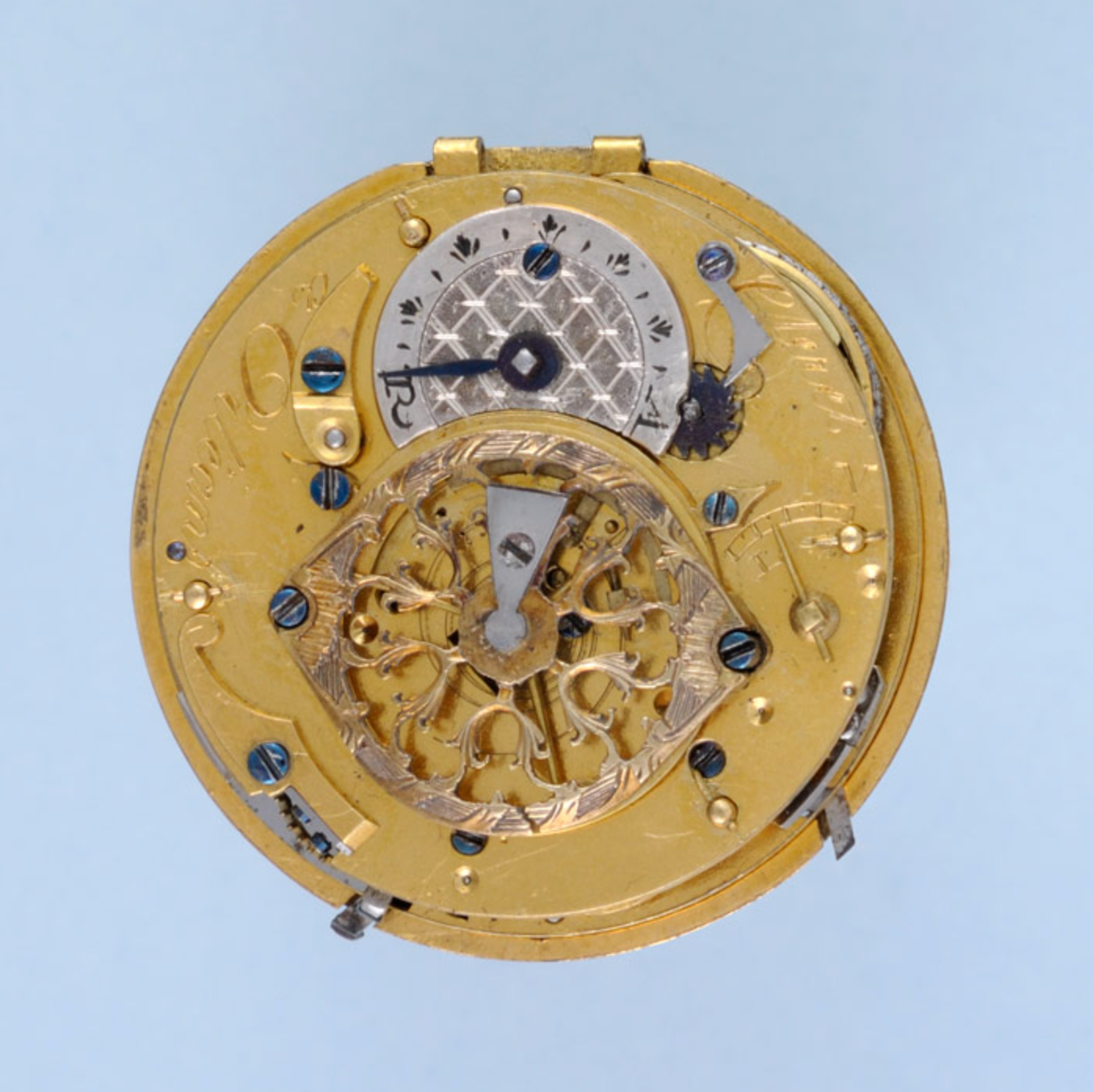 Decorative Gold French Repeating Pocket Watch