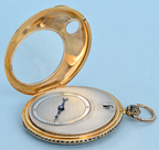 Gold and Enamel Digital Cylinder