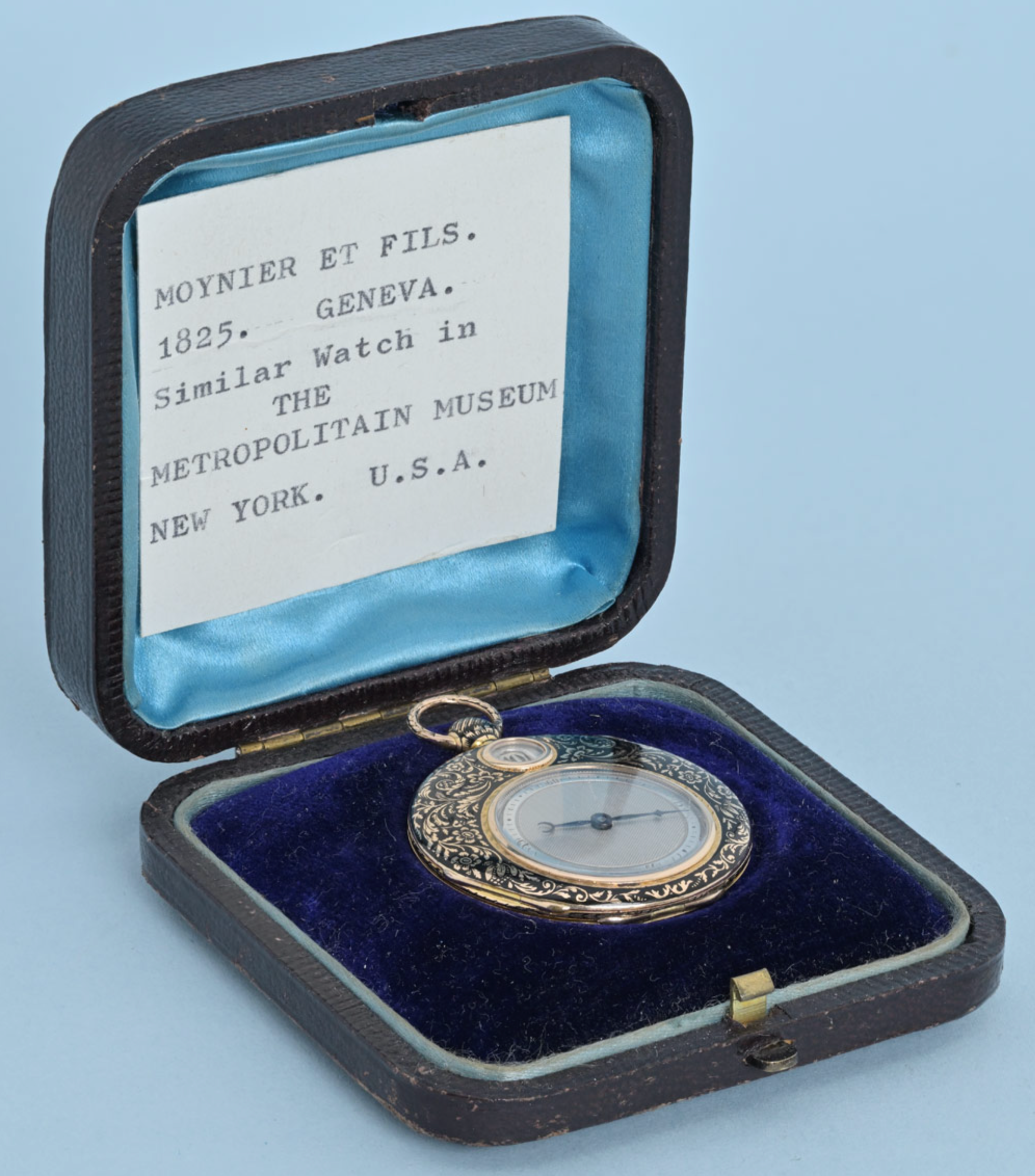 Gold and Enamel Digital Cylinder