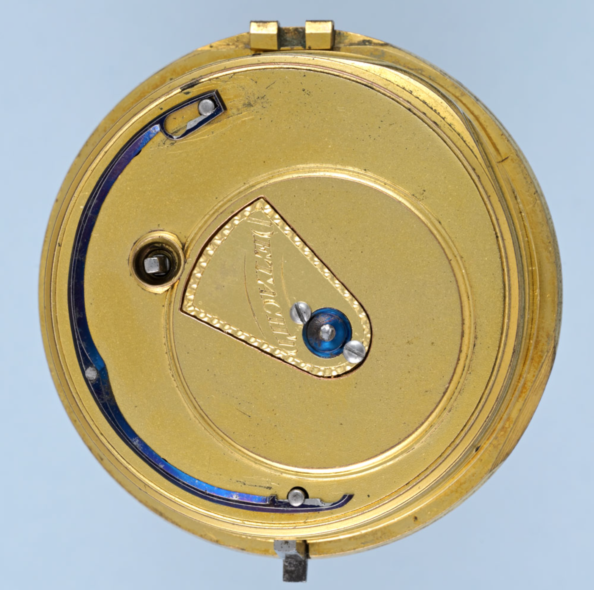 Gold English Lever with Decorative Gold Dial